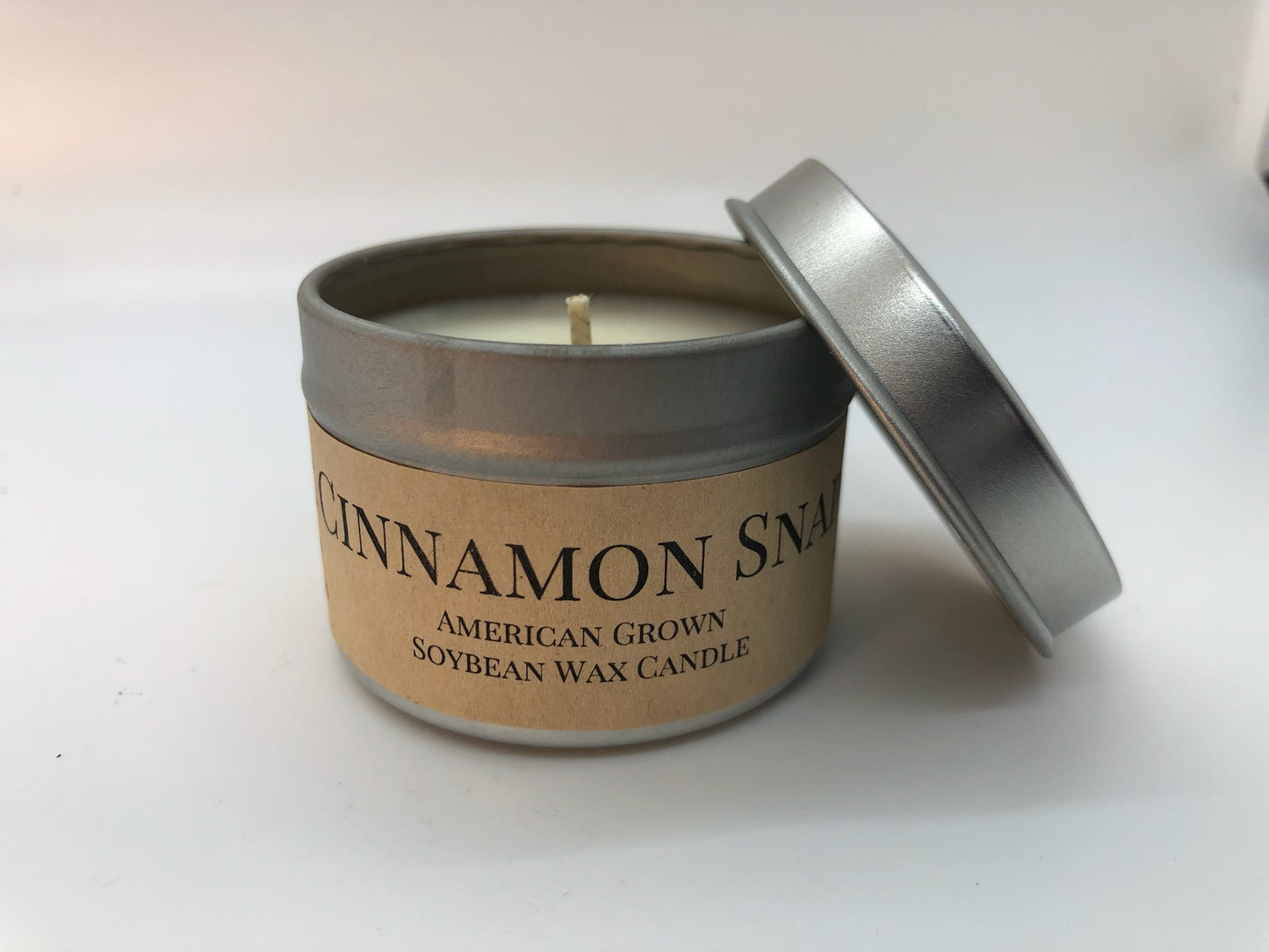 Cinnamon Snap Soy Candle | 2 oz Travel Tin