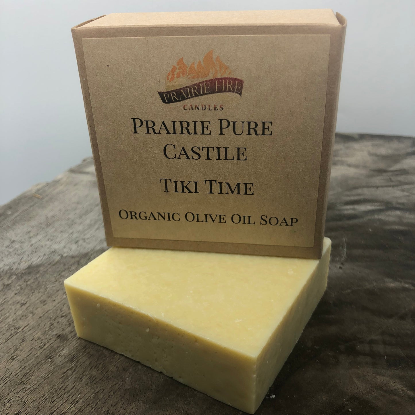 Tiki Time Real Castile Organic Olive Oil Soap for Sensitive Skin - Dye Free - 100% Certified Organic Extra Virgin Olive Oil