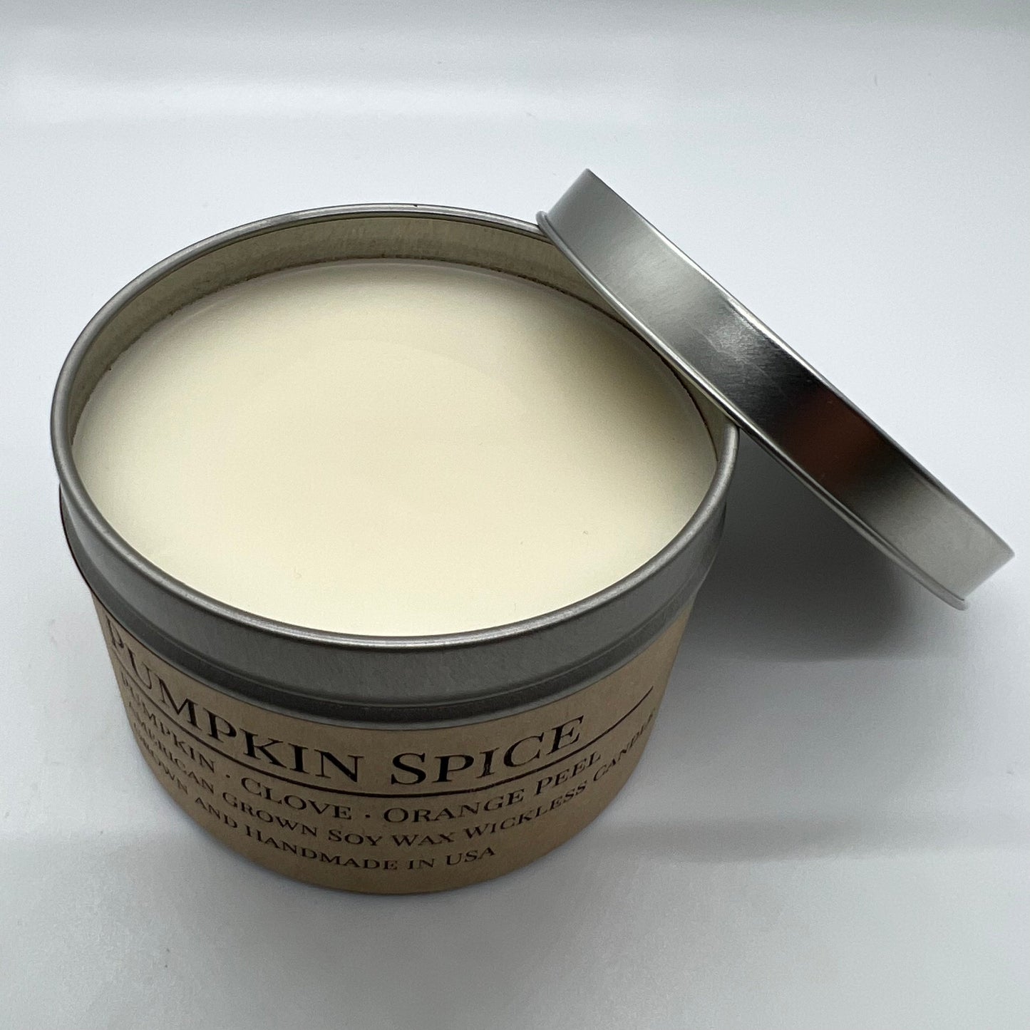 Pumpkin Spice Soy Wickless Candle Melt | 8 oz Travel Tin
