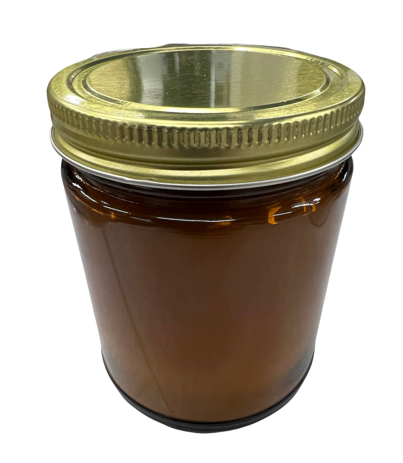 Private Label Double Wick Candles - Blank Candle - 16 oz Double Wick Amber Apothecary Jar