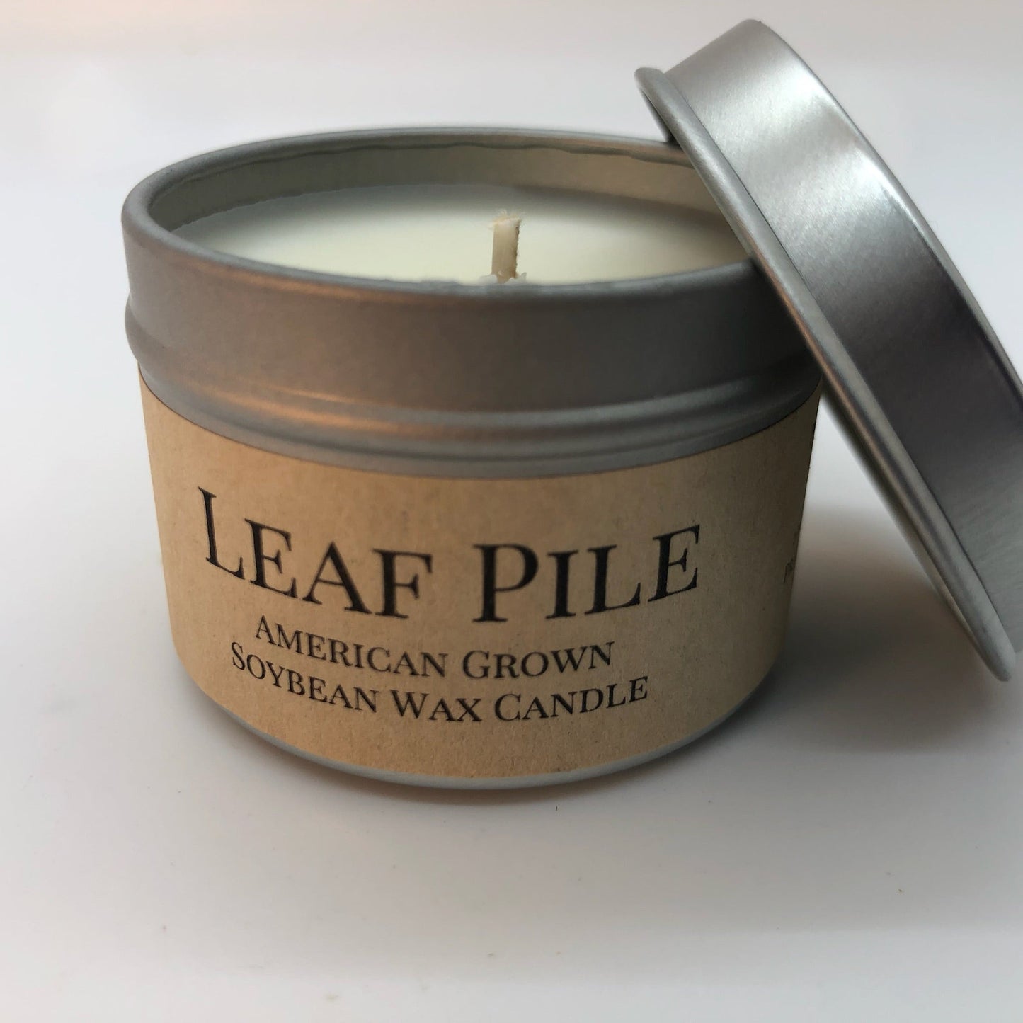 Leaf Pile Soy Candle | 2 oz Travel Tin