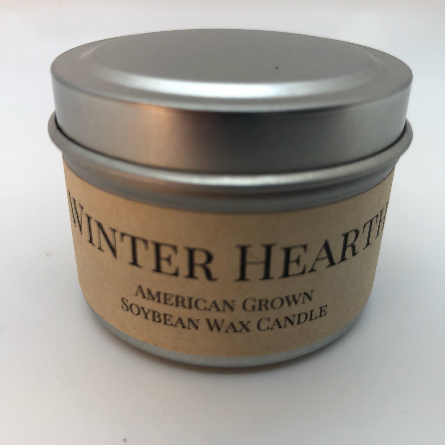 Winter Hearth Soy Candle | 2 oz Travel Tin