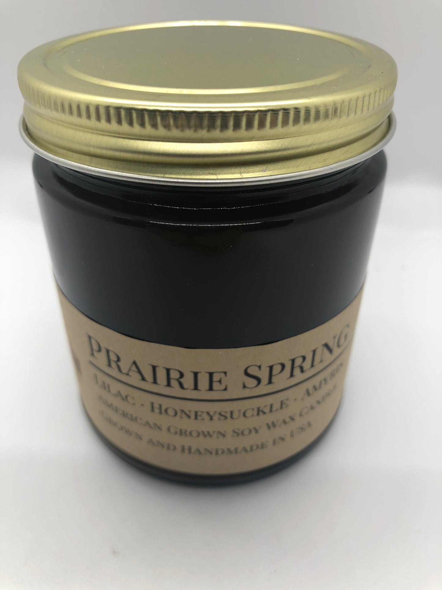 Prairie Spring Soy Candle | 9 oz Amber Apothecary Jar