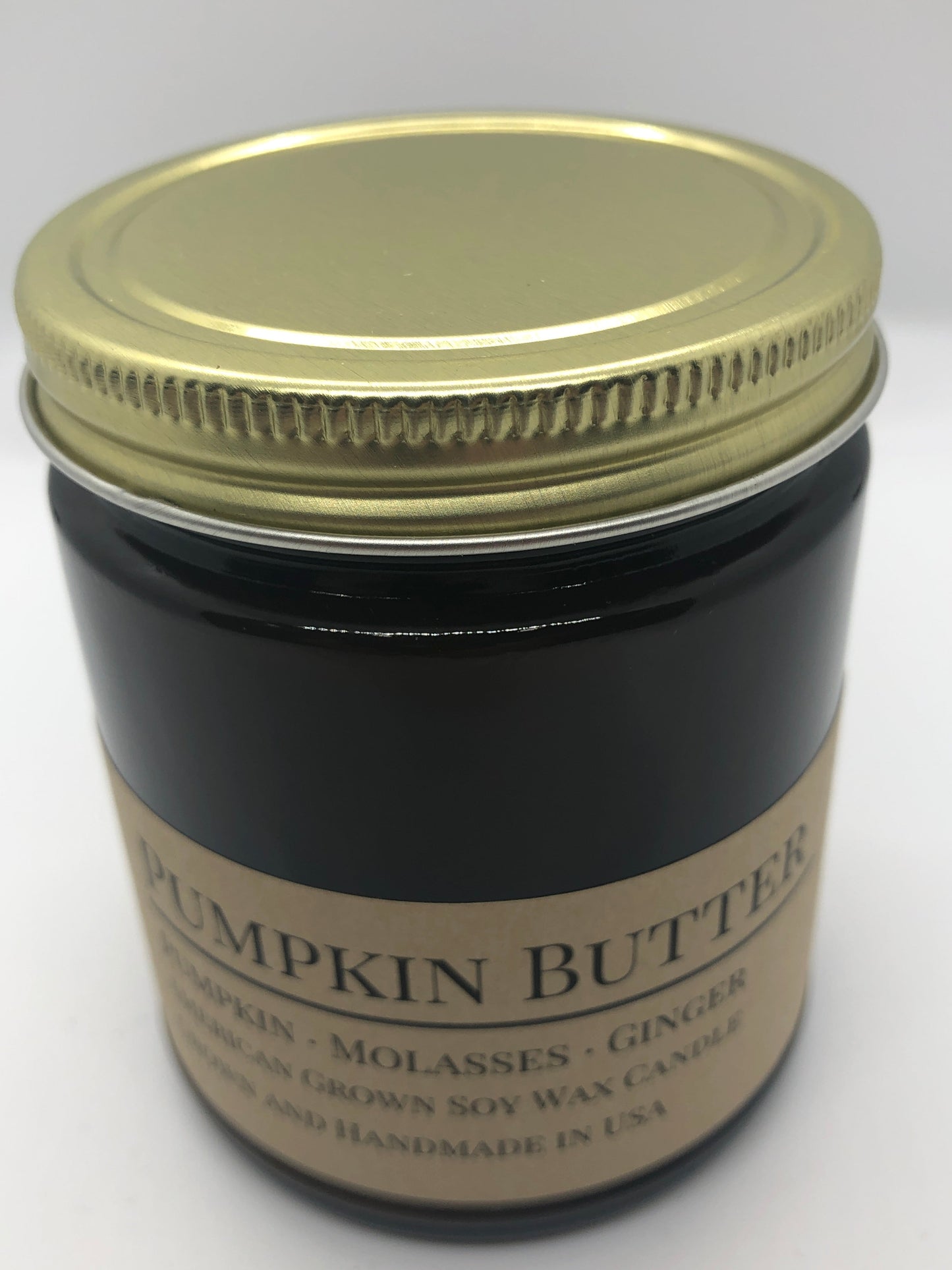 Pumpkin Butter Soy Candle | 9 oz Amber Apothecary Jar