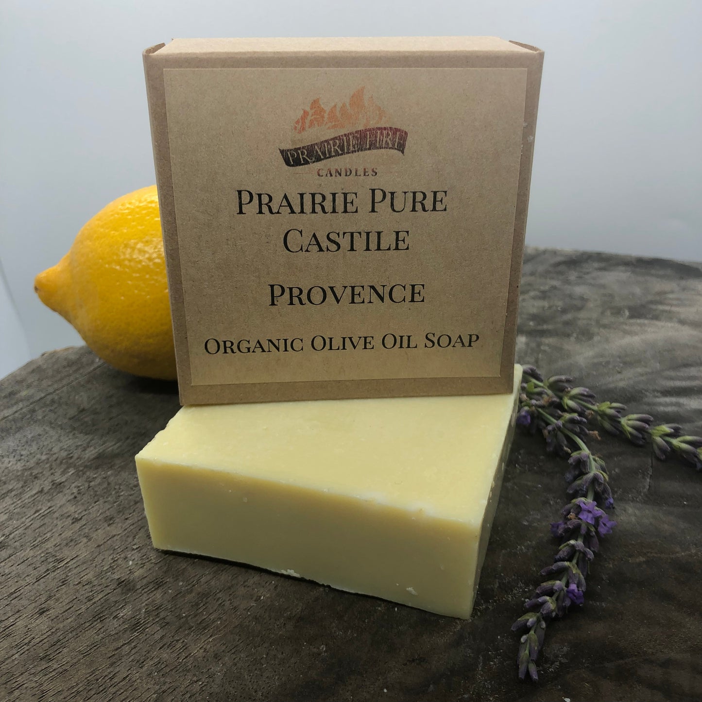 Provence (Lavender) Real Castile Organic Olive Oil Soap for Sensitive Skin - Dye Free - 100% Certified Organic Extra Virgin Olive Oil