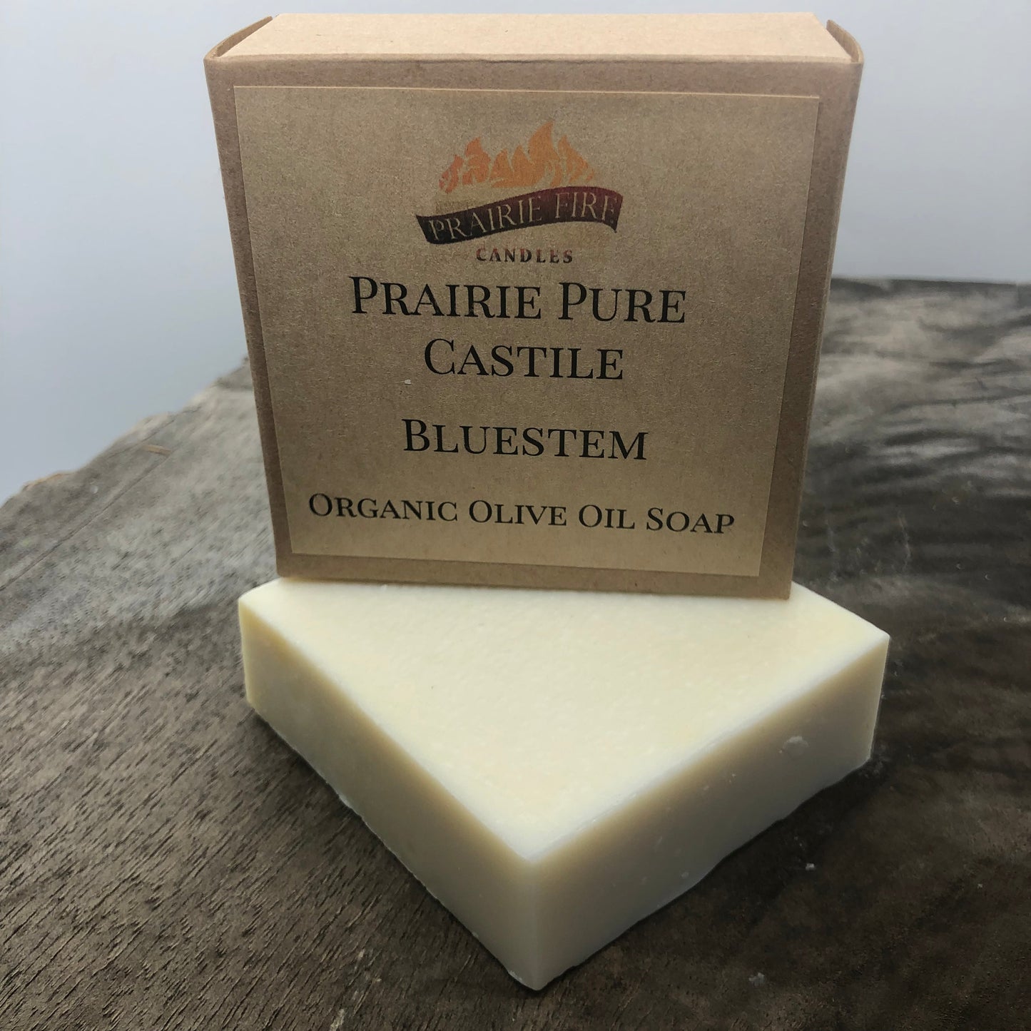 Bluestem Real Castile Organic Olive Oil Soap for Sensitive Skin - Dye Free - 100% Certified Organic Extra Virgin Olive Oil
