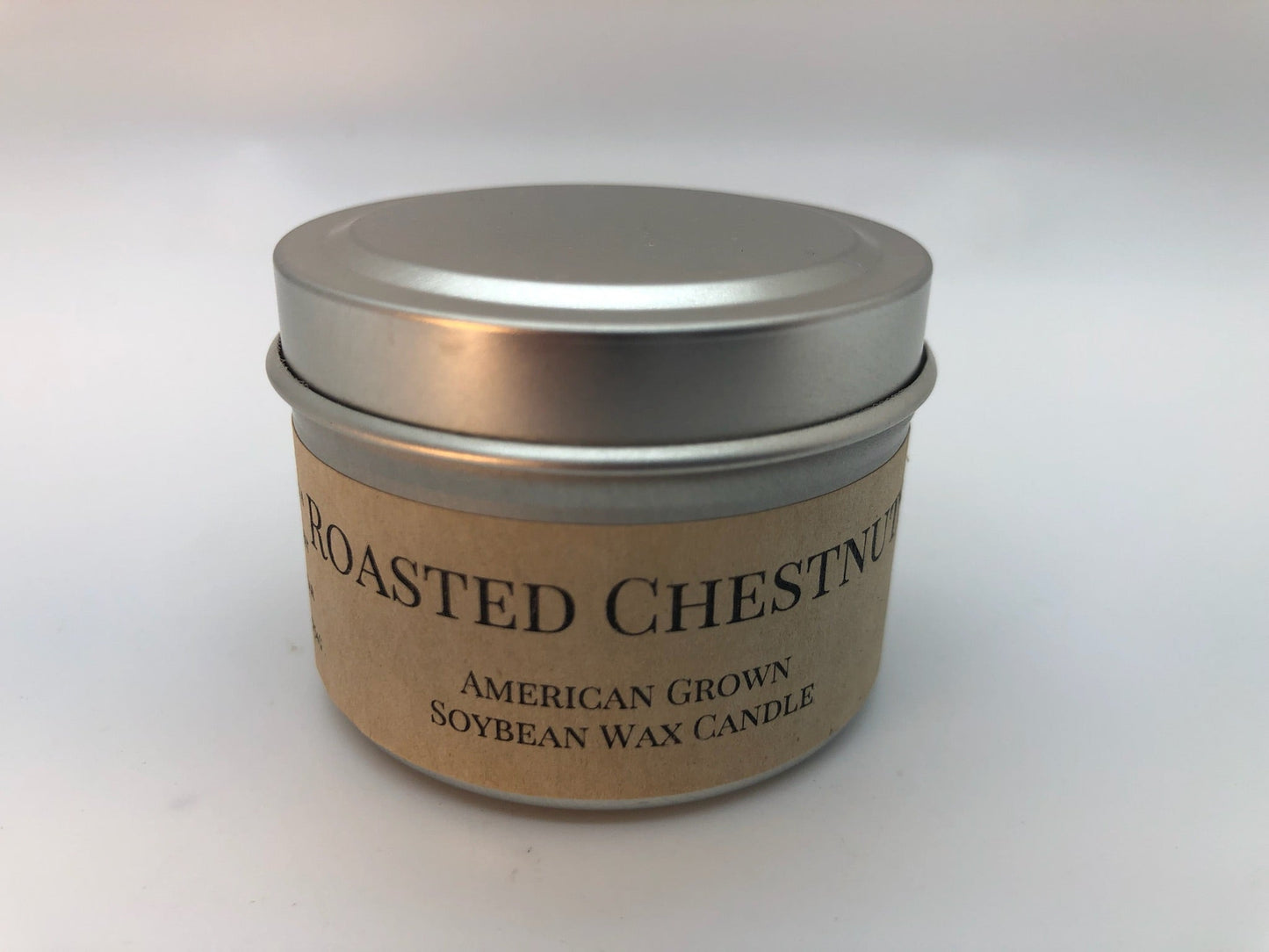 Roasted Chestnut Soy Candle | 2 oz Travel Tin