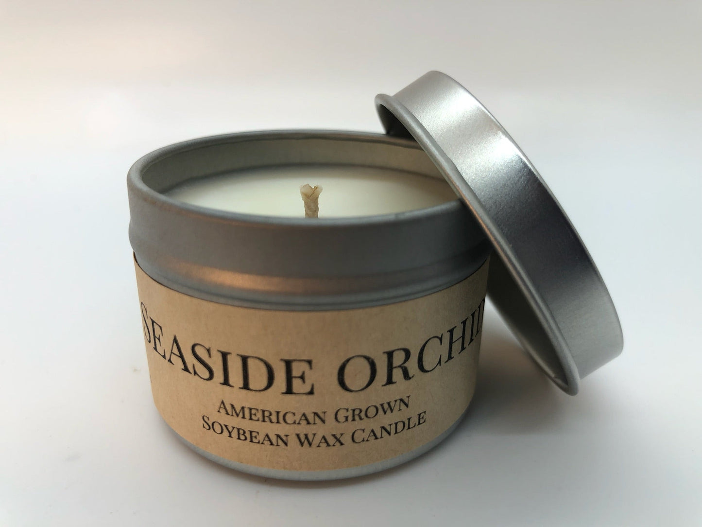 Seaside Orchid Soy Candle | 2 oz Travel Tin
