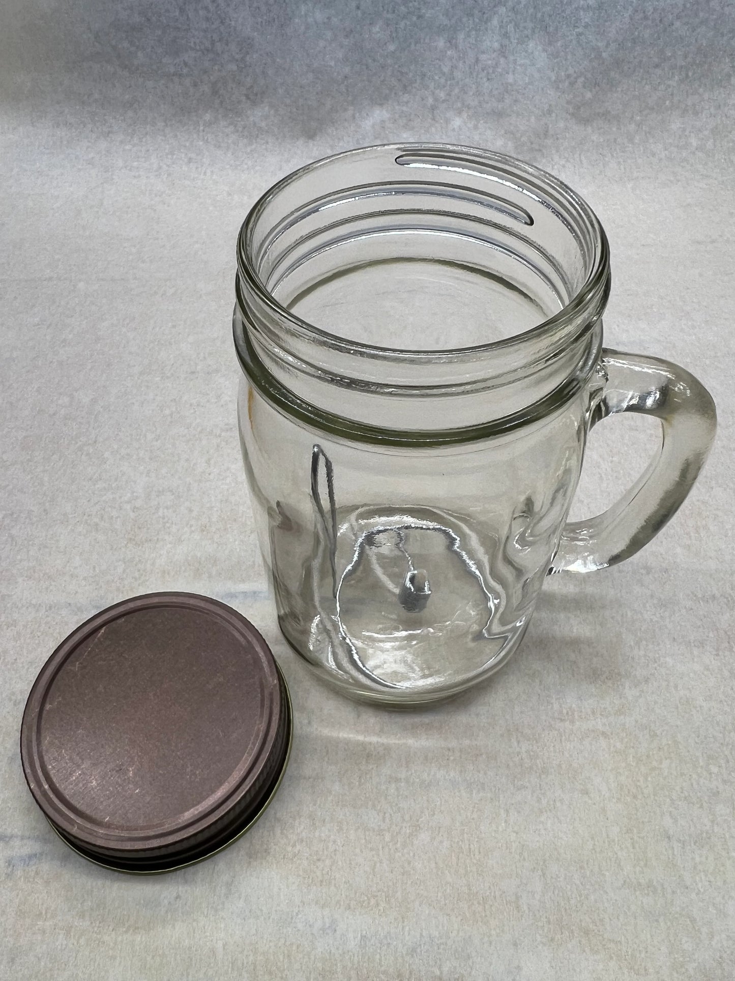 Olive Oil Candle Lamp - Handle Mason Jar - Emergency Backup - Power Outage - Prairie Fire Candles