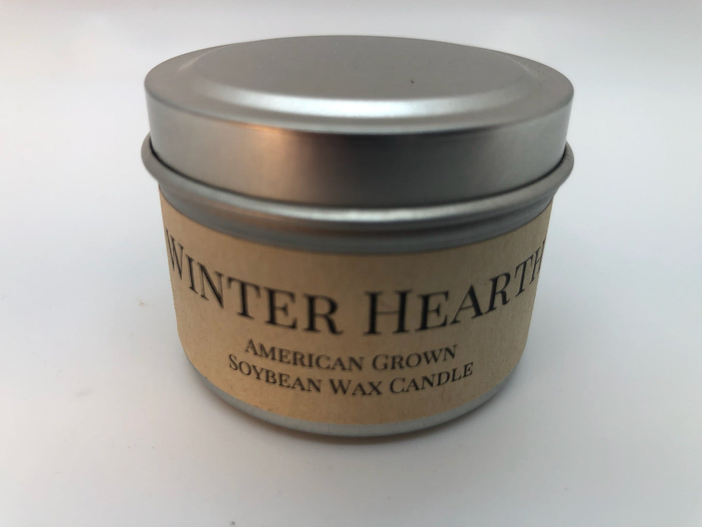 Winter Hearth Soy Candle | 2 oz Travel Tin