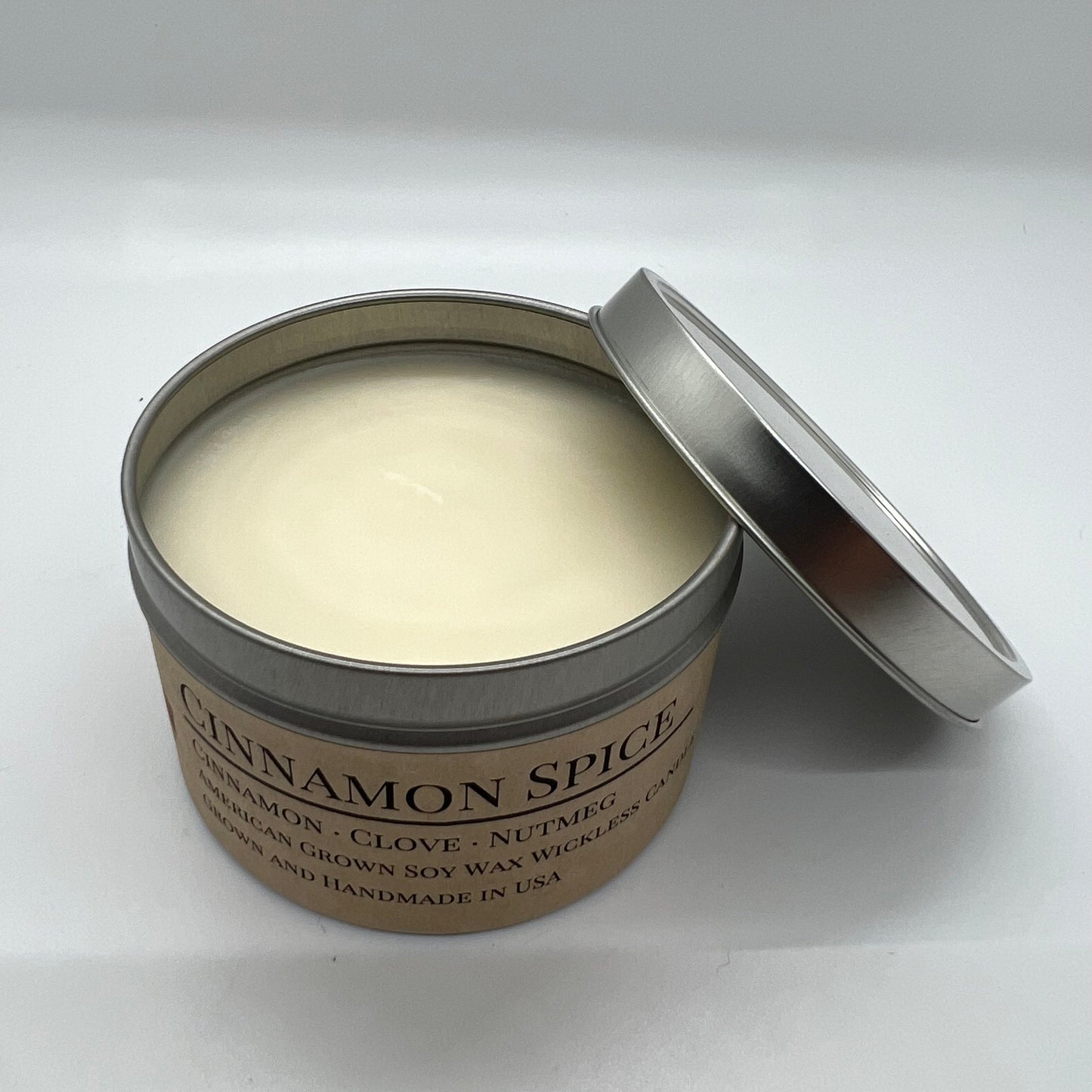 Cinnamon Spice Soy Wickless Candle Melt | 8 oz Travel Tin
