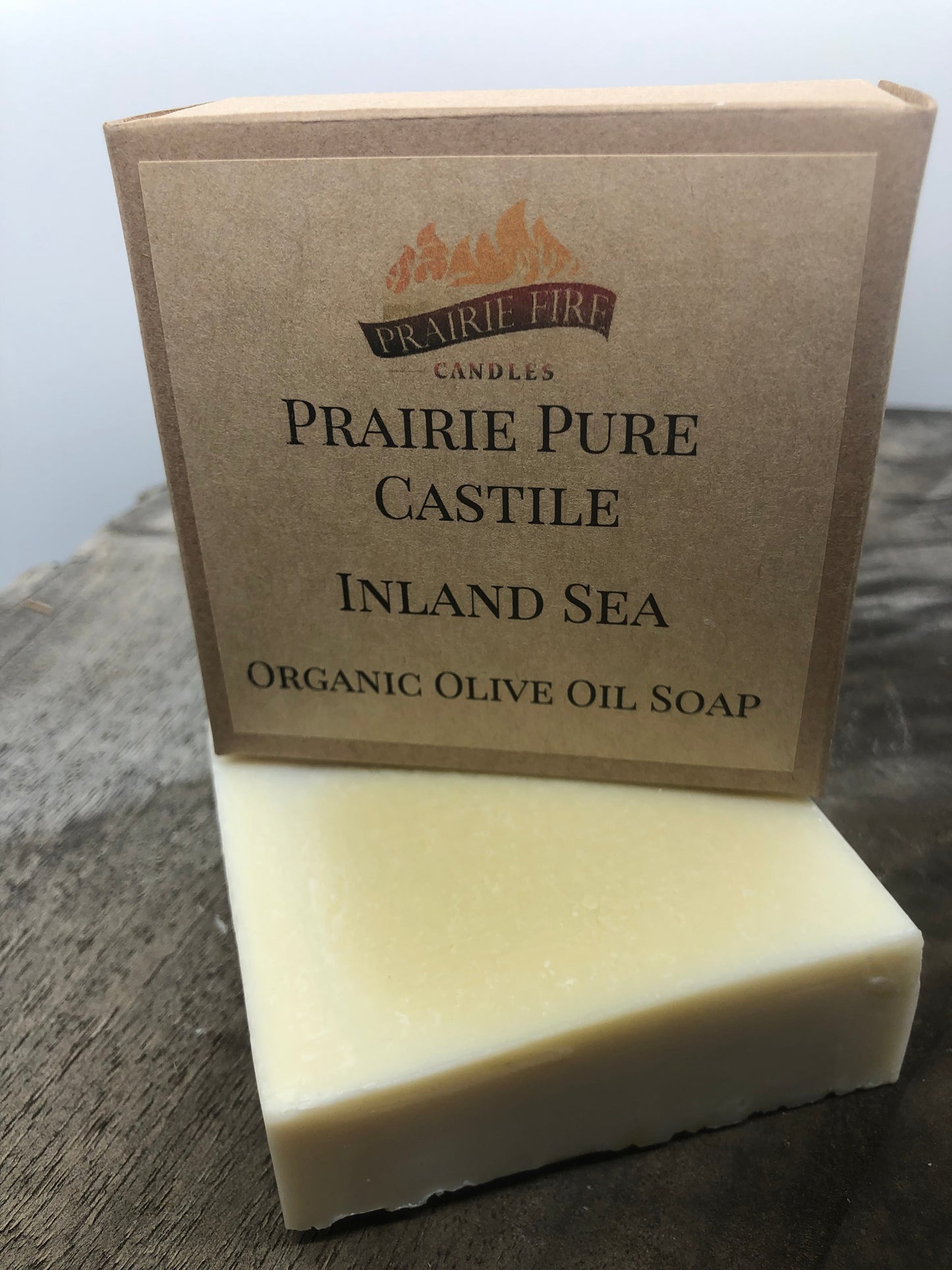 Inland Sea Real Castile Organic Olive Oil Soap for Sensitive Skin - Dye Free - 100% Certified Organic Extra Virgin Olive Oil