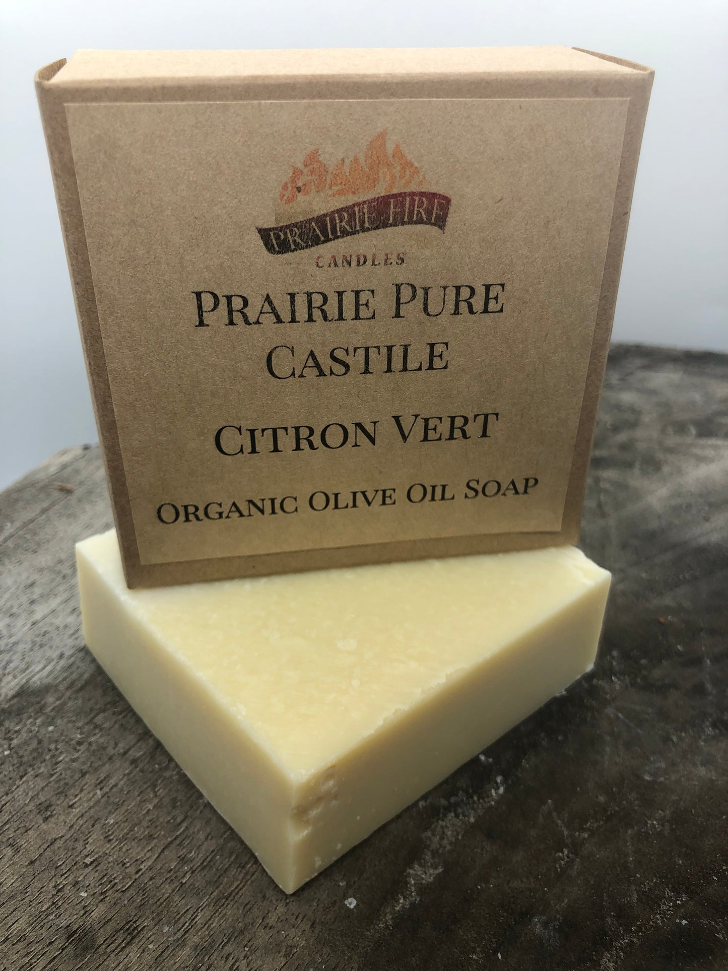 Citron Vert Real Castile Organic Olive Oil Soap for Sensitive Skin - Dye Free - 100% Certified Organic Extra Virgin Olive Oil