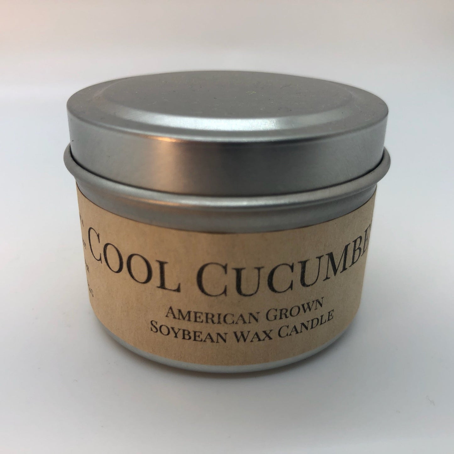 Cool Cucumber Soy Candle | 2 oz Travel Tin