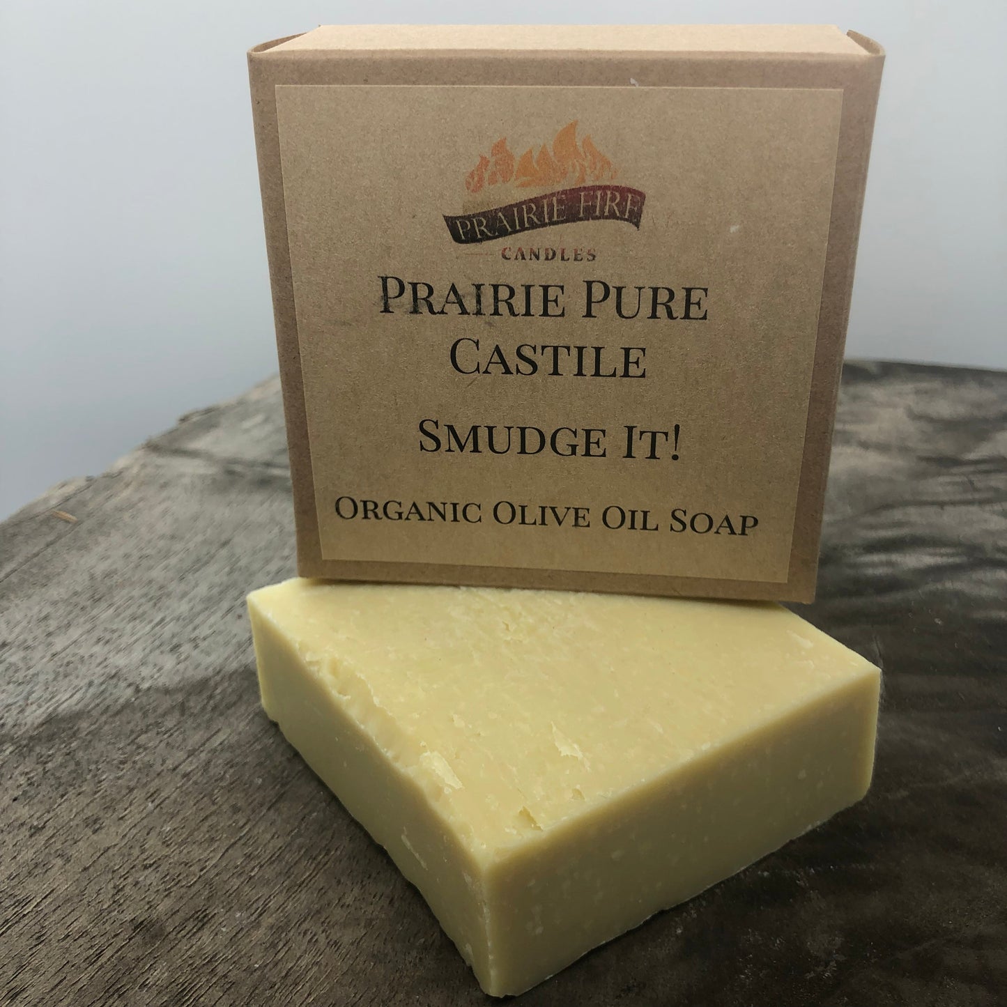 Smudge it! Real Castile Organic Olive Oil Soap for Sensitive Skin - Dye Free - 100% Certified Organic Extra Virgin Olive Oil