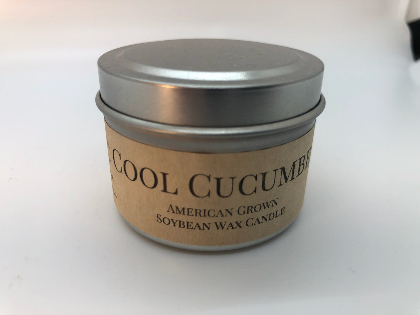 Cool Cucumber Soy Candle | 2 oz Travel Tin