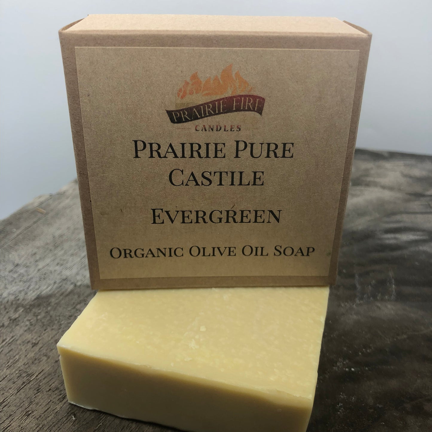 Evergreen Real Castile Organic Olive Oil Soap for Sensitive Skin - Dye Free - 100% Certified Organic Extra Virgin Olive Oil
