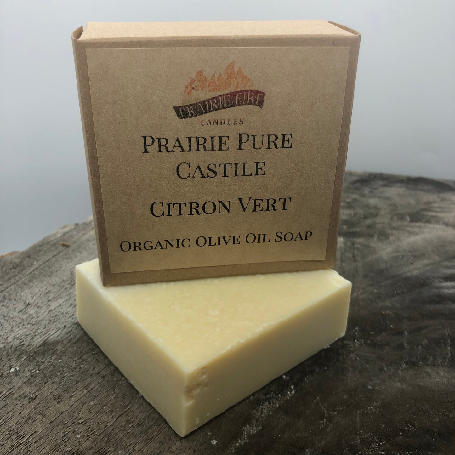Citron Vert Real Castile Organic Olive Oil Soap for Sensitive Skin - Dye Free - 100% Certified Organic Extra Virgin Olive Oil