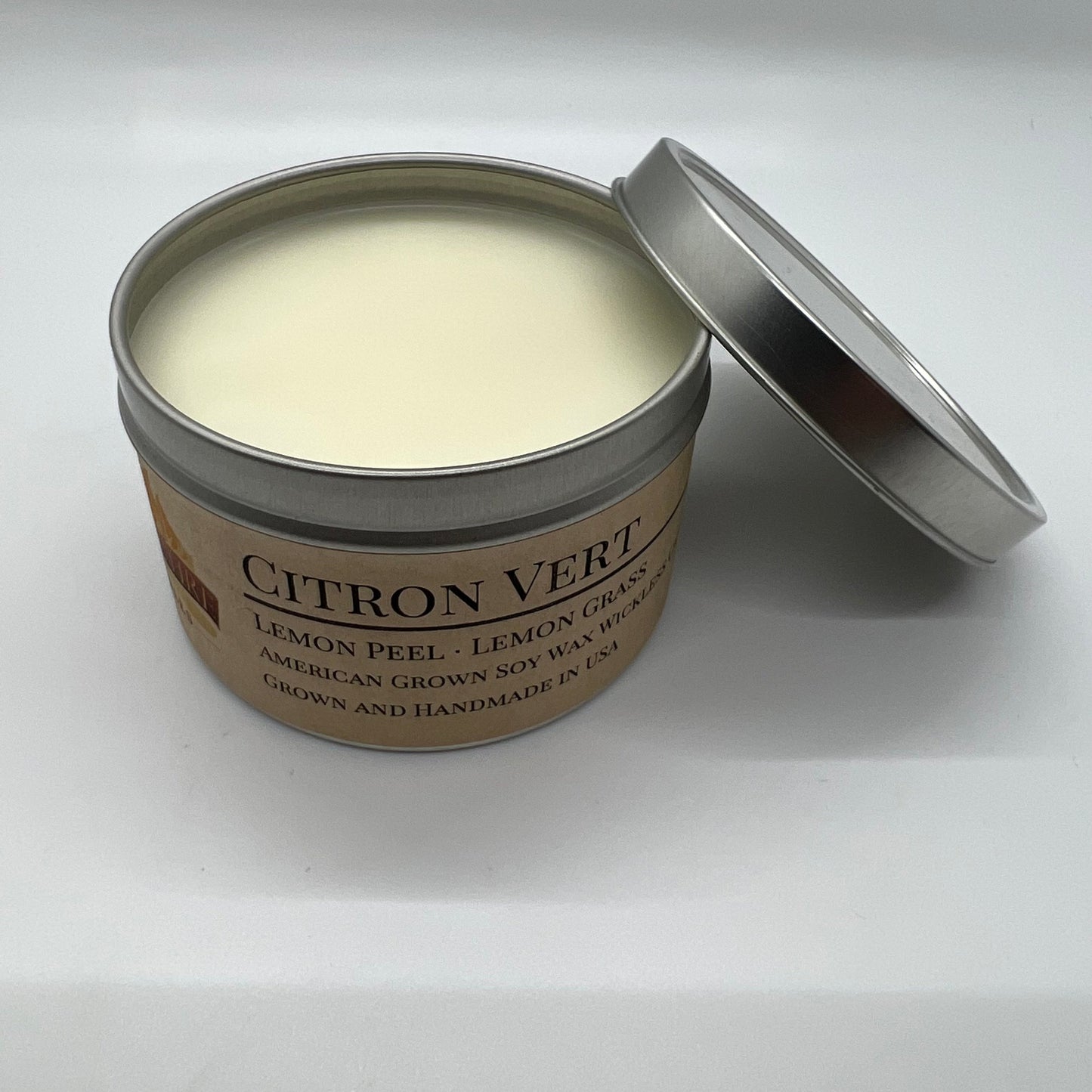 Citron Vert Soy Wickless Candle Melt | 8 oz Travel Tin