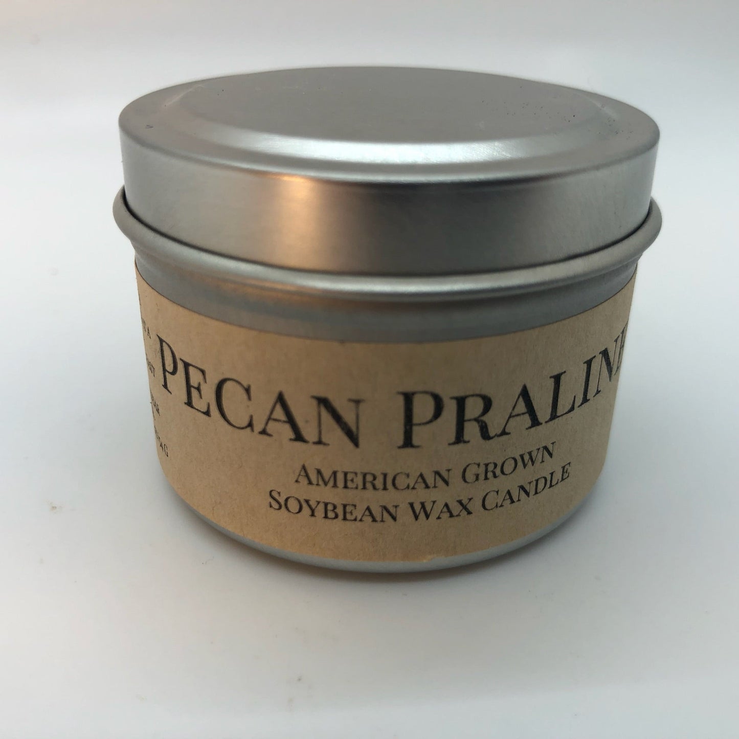 Pecan Pralines Soy Candle | 2 oz Travel Tin