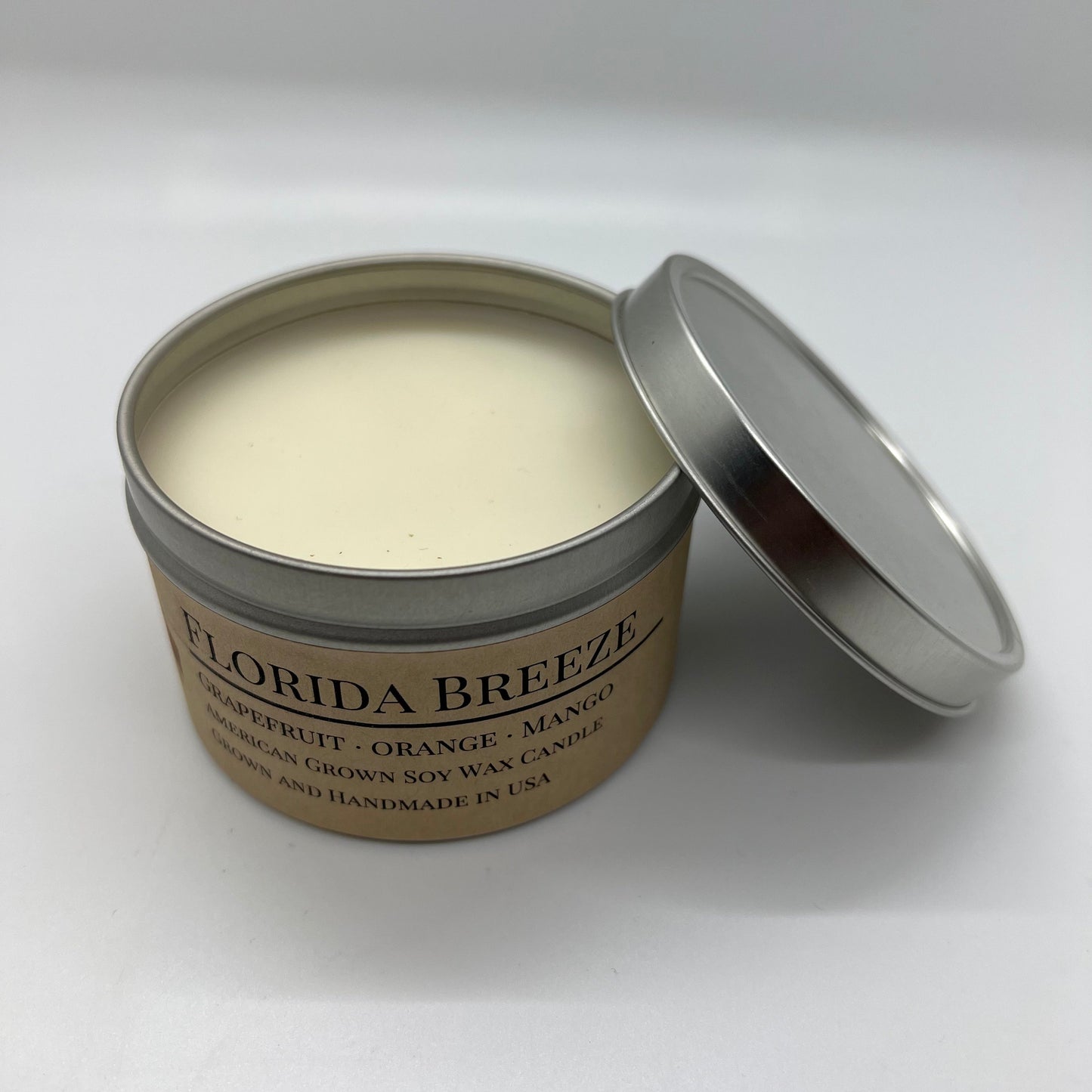 Florida Breeze Soy Wickless Candle Melt | 8 oz Travel Tin