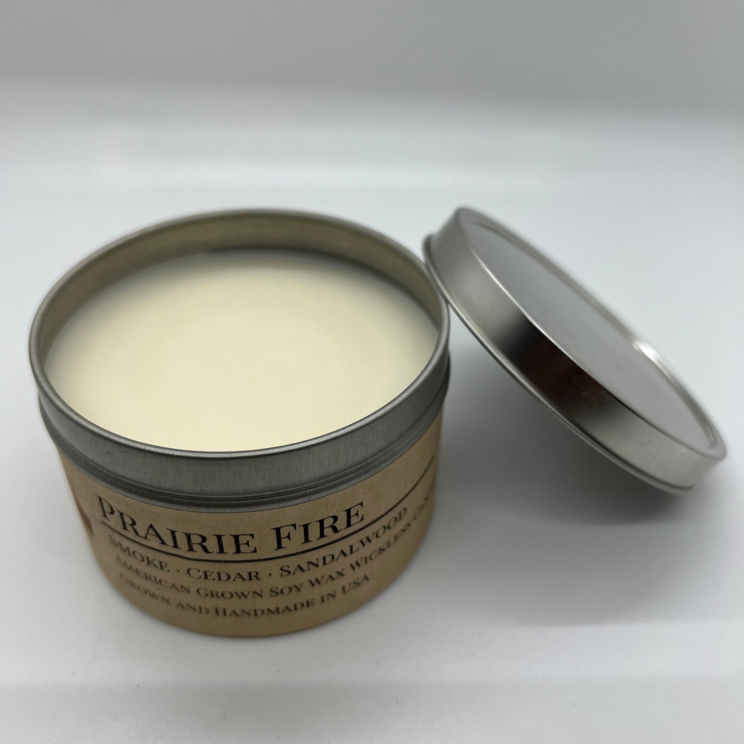Prairie Fire Soy Wickless Candle Melt | 8 oz Travel Tin