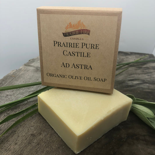 Ad Astra Real Castile Organic Olive Oil Soap for Sensitive Skin - Dye Free - 100% Certified Organic Extra Virgin Olive Oil