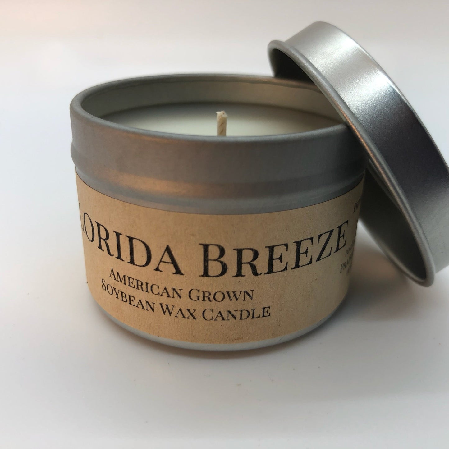 Florida Breeze Soy Candle | 2 oz Travel Tin