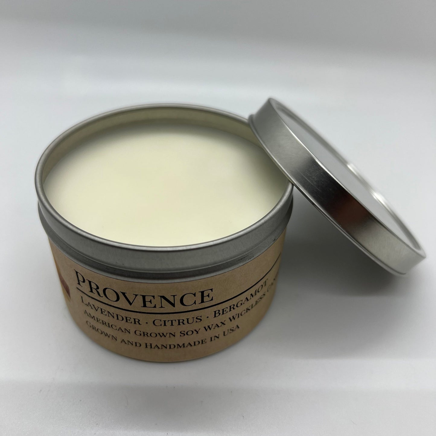 Provence (Lavender) Soy Wickless Candle Melt | 8 oz Travel Tin