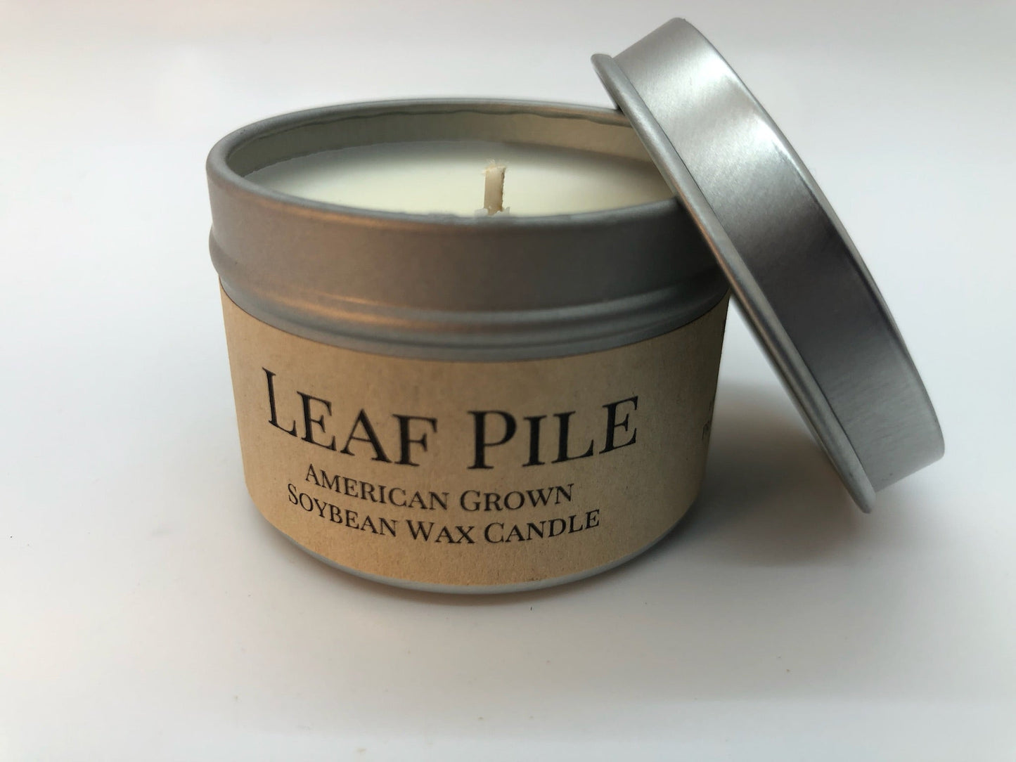 Leaf Pile Soy Candle | 2 oz Travel Tin