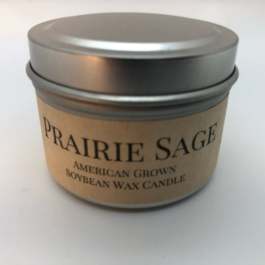 Prairie Sage Soy Candle | 2 oz Travel Tin