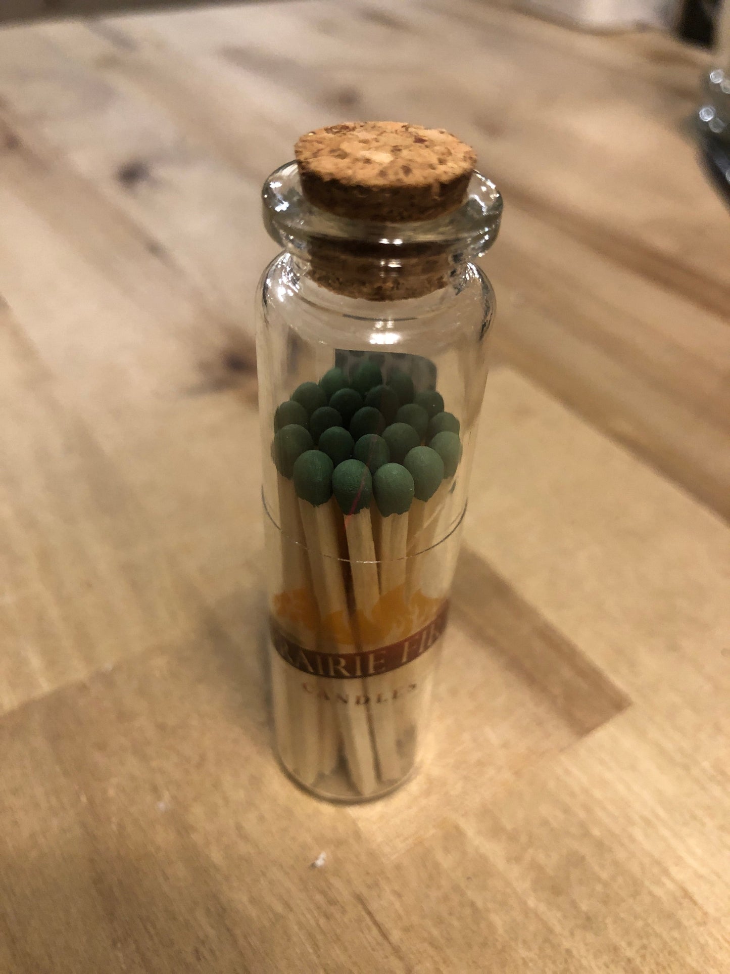 Apothecary Jar Wooden Matches (With Prairie Fire Logo)