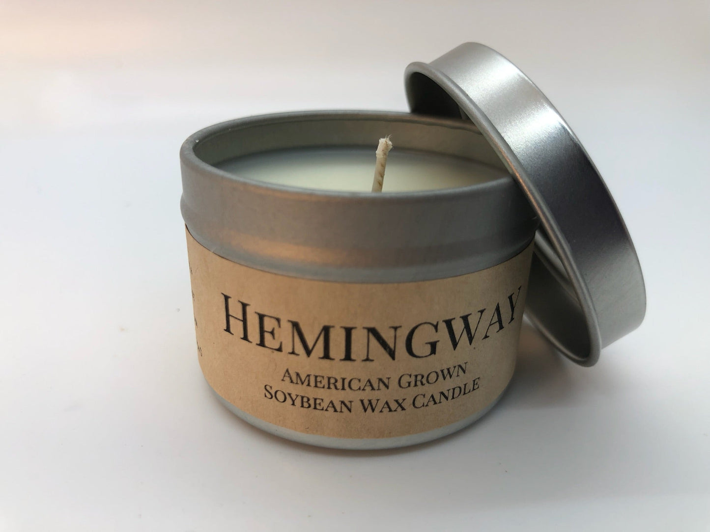 Hemingway Soy Candle | 2 oz Travel Tin