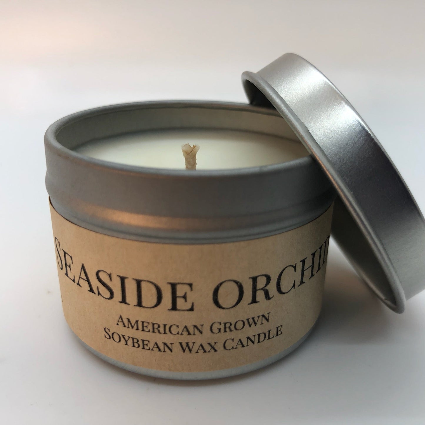 Seaside Orchid Soy Candle | 2 oz Travel Tin