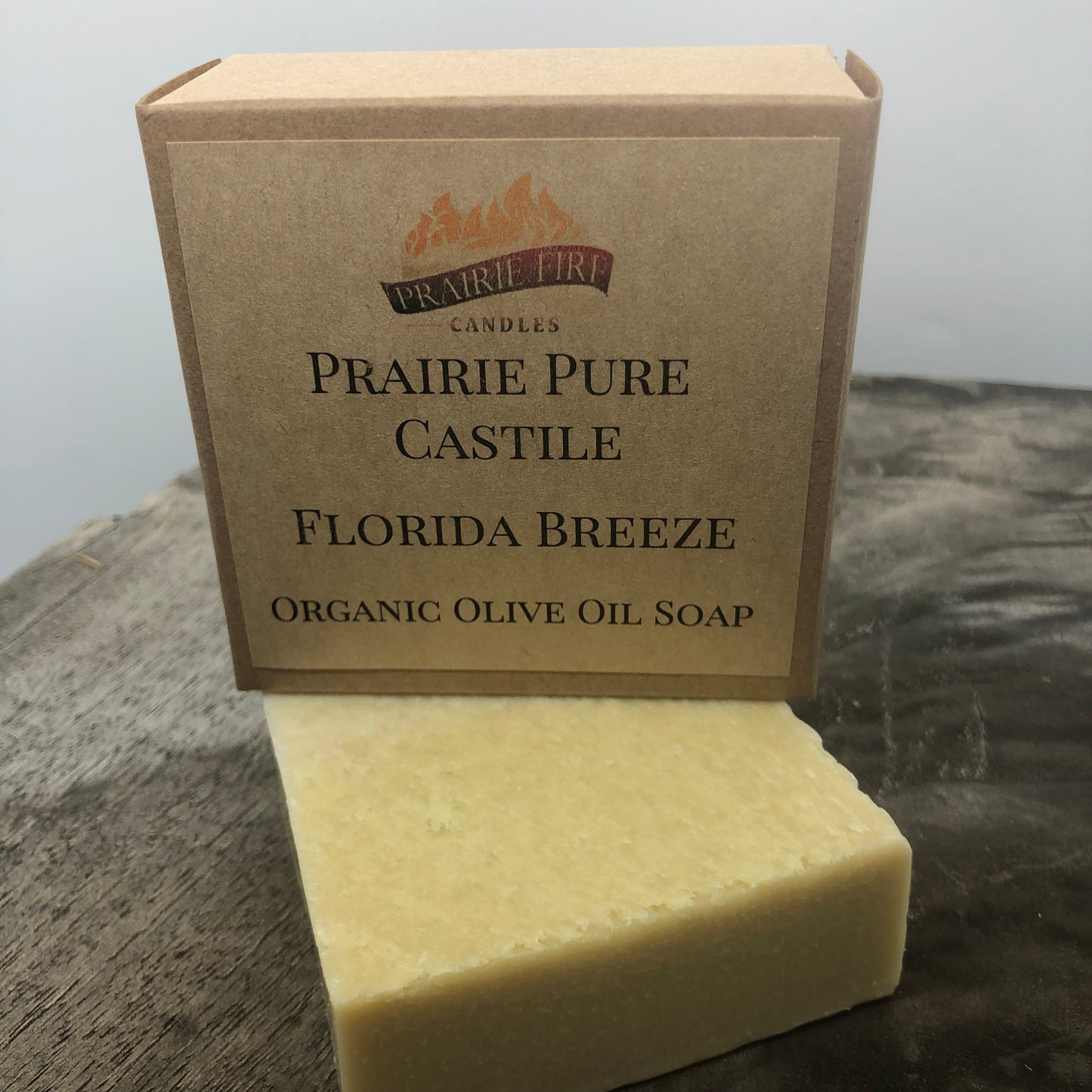 Florida Breeze Real Castile Organic Olive Oil Soap for Sensitive Skin - Dye Free - 100% Certified Organic Extra Virgin Olive Oil
