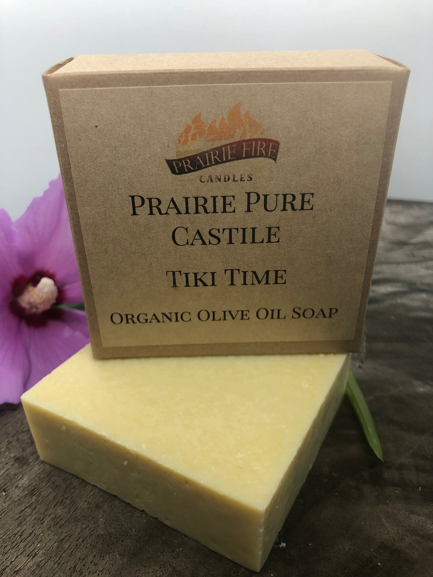 Tiki Time Real Castile Organic Olive Oil Soap for Sensitive Skin - Dye Free - 100% Certified Organic Extra Virgin Olive Oil
