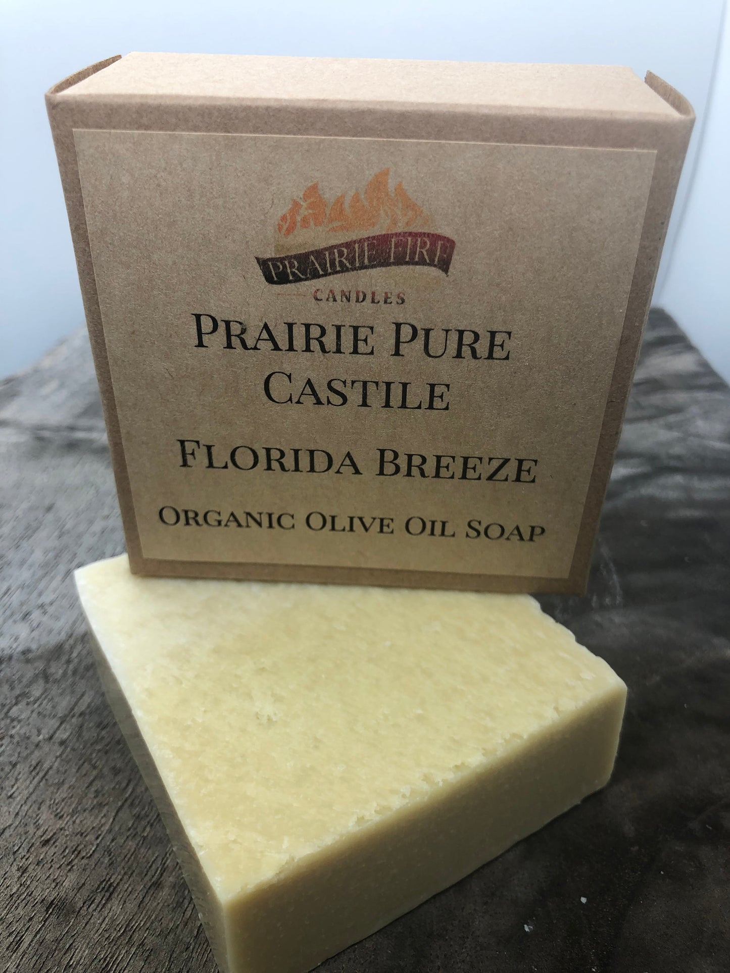 Florida Breeze Real Castile Organic Olive Oil Soap for Sensitive Skin - Dye Free - 100% Certified Organic Extra Virgin Olive Oil