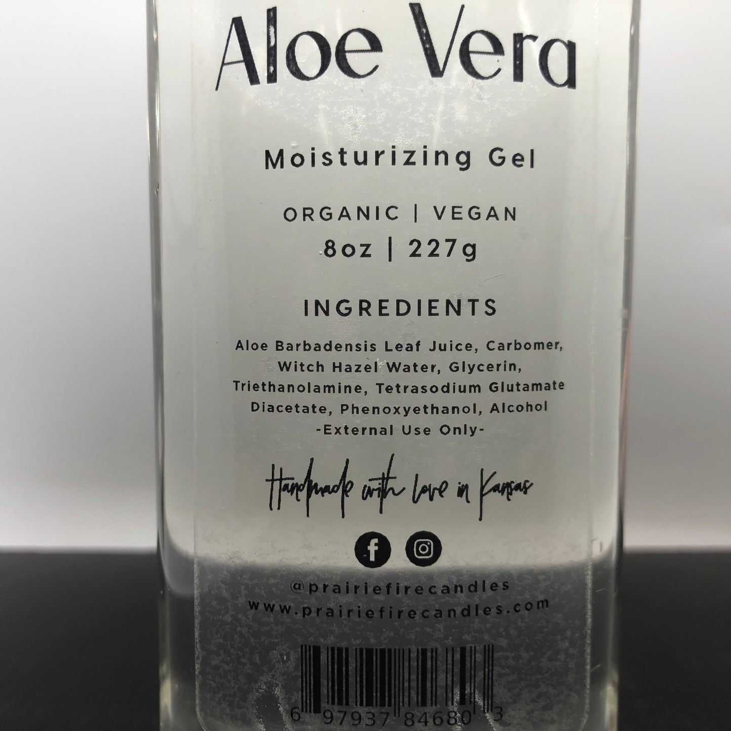 Aloe Vera Moisturizing Gel - 8 oz