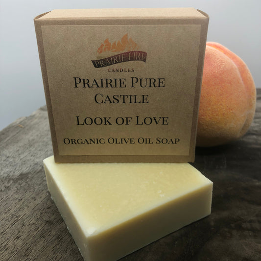 Look of Love Real Castile Organic Olive Oil Soap for Sensitive Skin - Dye Free - 100% Certified Organic Extra Virgin Olive Oil
