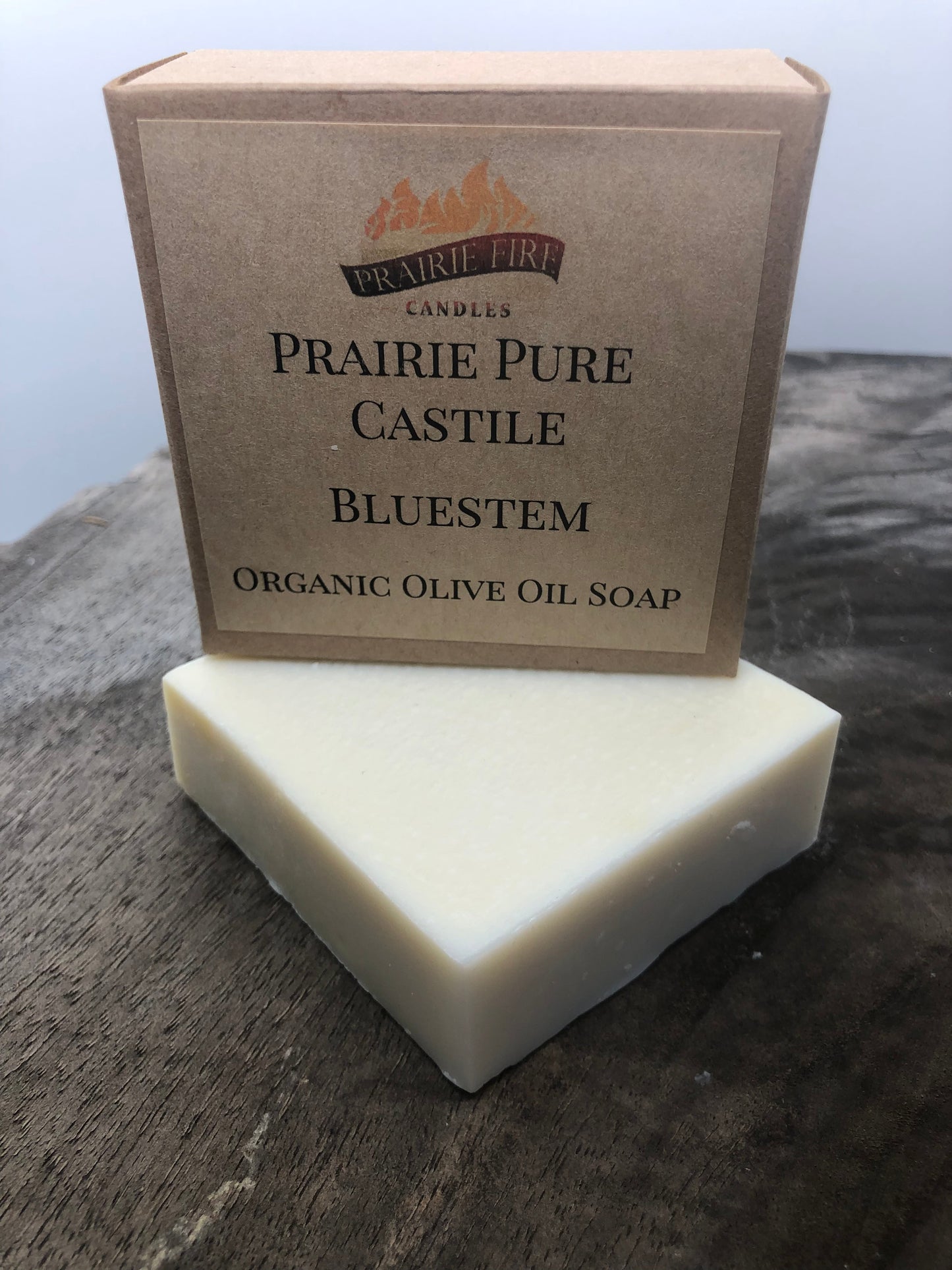 Bluestem Real Castile Organic Olive Oil Soap for Sensitive Skin - Dye Free - 100% Certified Organic Extra Virgin Olive Oil