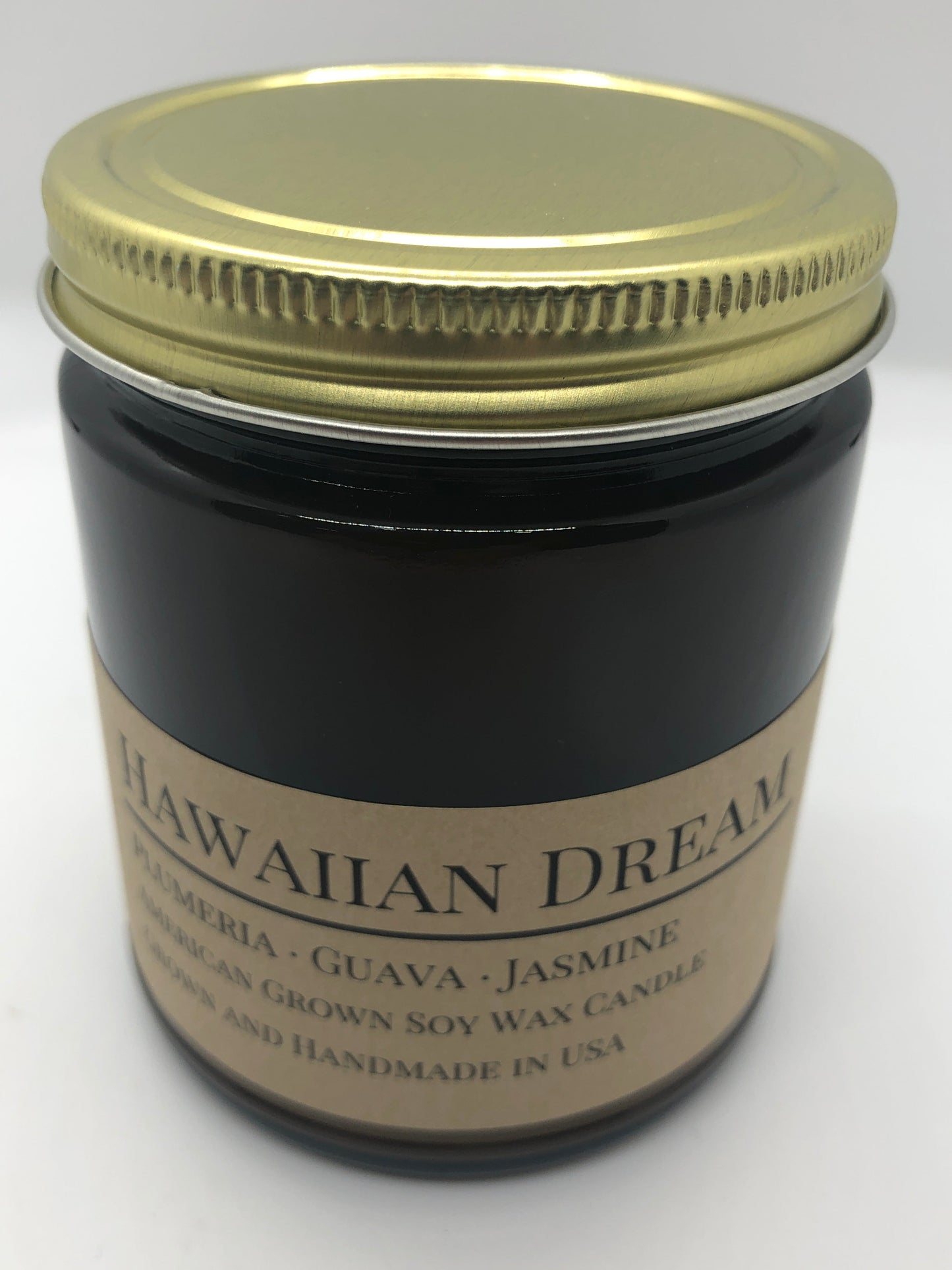 Hawaiian Dream Soy Candle | 9 oz Amber Apothecary Jar