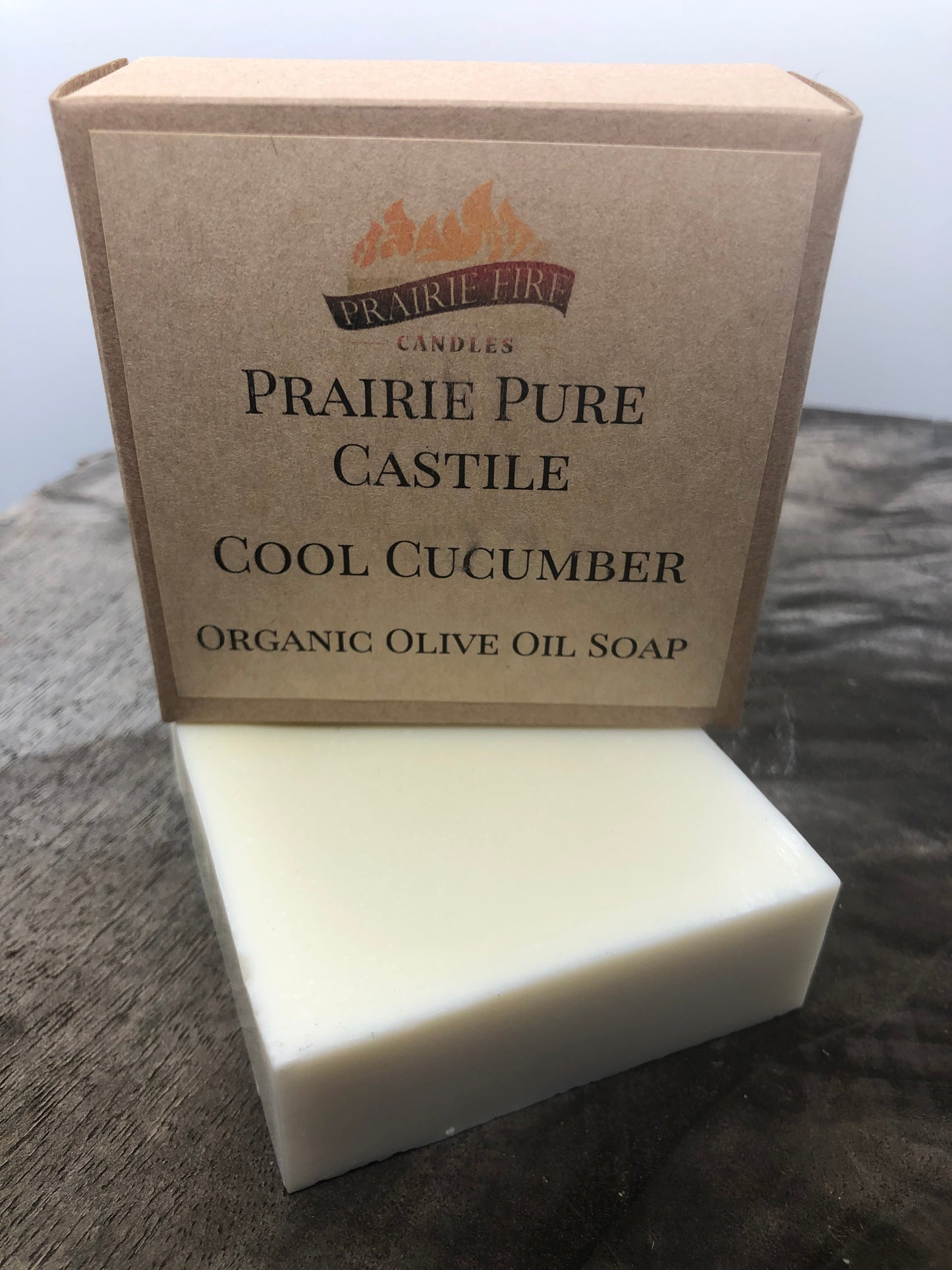Cool Cucumber Real Castile Organic Olive Oil Soap for Sensitive Skin - Dye Free - 100% Certified Organic Extra Virgin Olive Oil