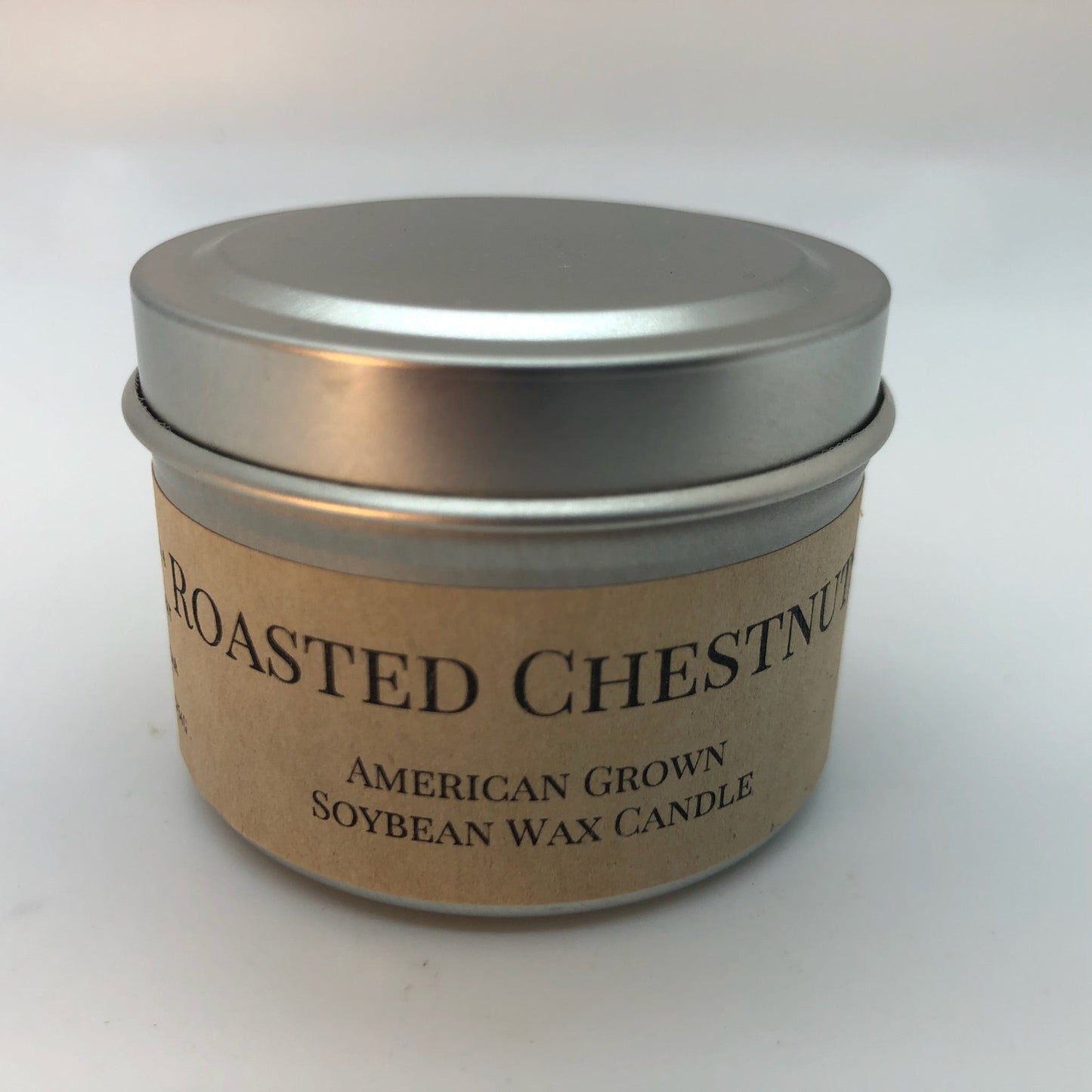 Roasted Chestnut Soy Candle | 2 oz Travel Tin