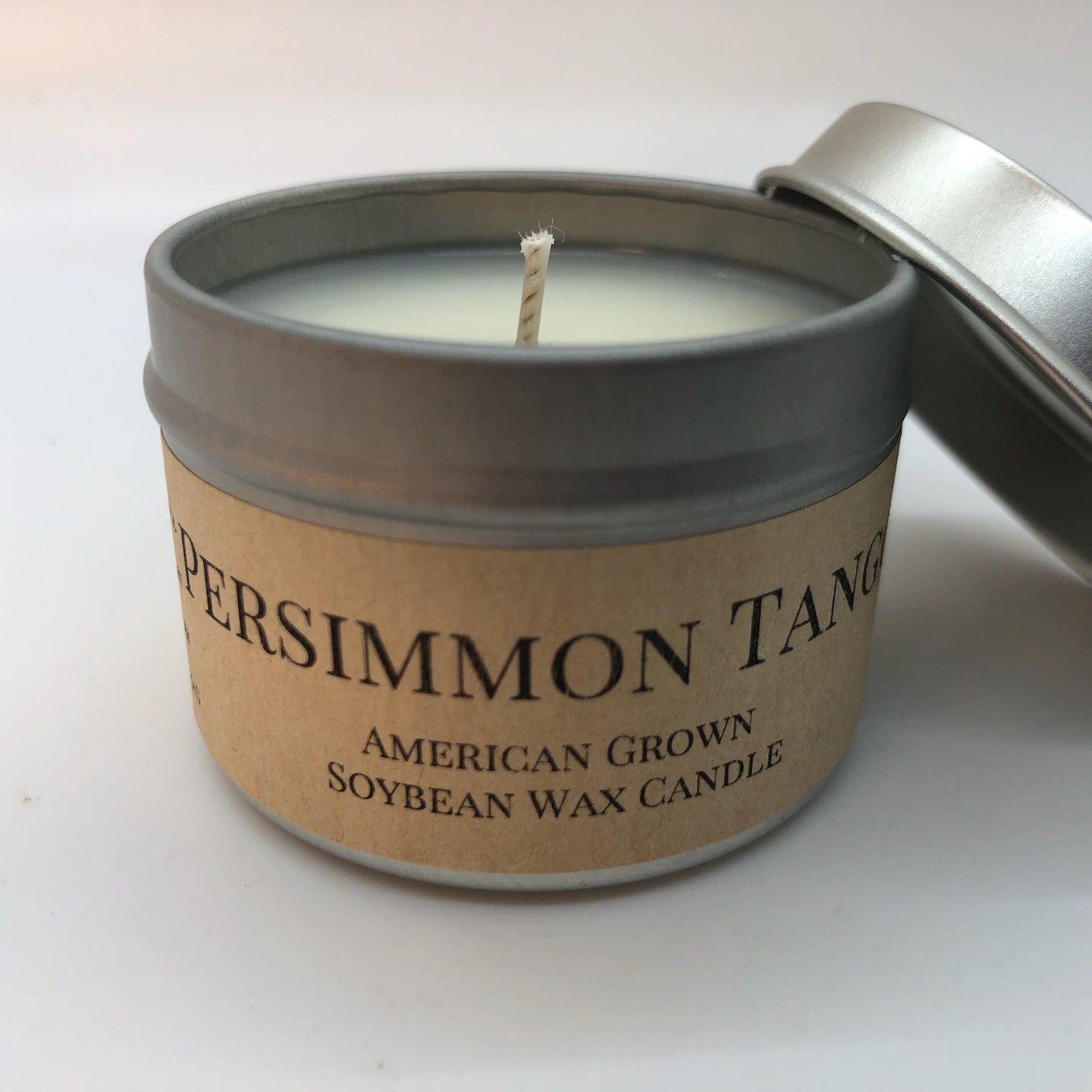 Persimmon Tango Soy Candle | 2 oz Travel Tin