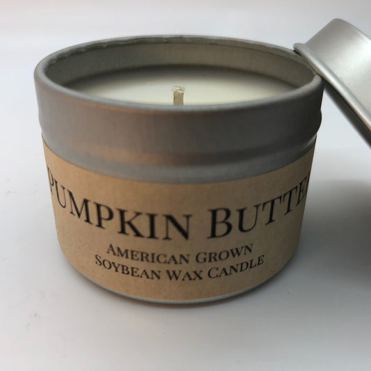 Pumpkin Butter Soy Candle | 2 oz Travel Tin