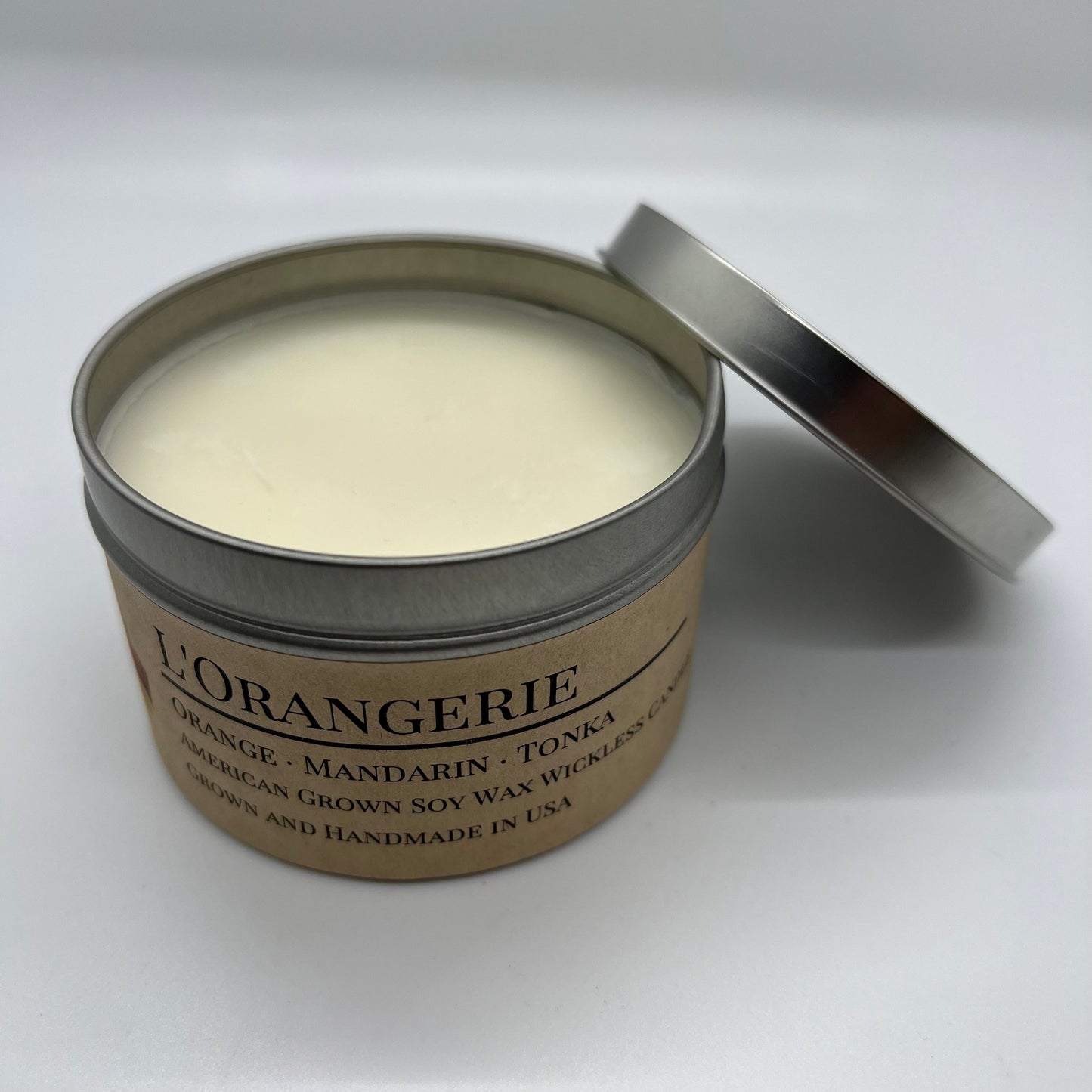 L'Orangerie Soy Wickless Candle Melt | 8 oz Travel Tin