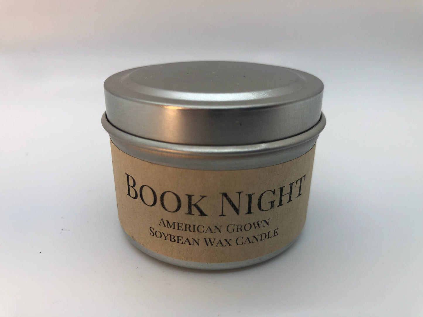 Book Night Soy Candle | 2 oz Travel Tin