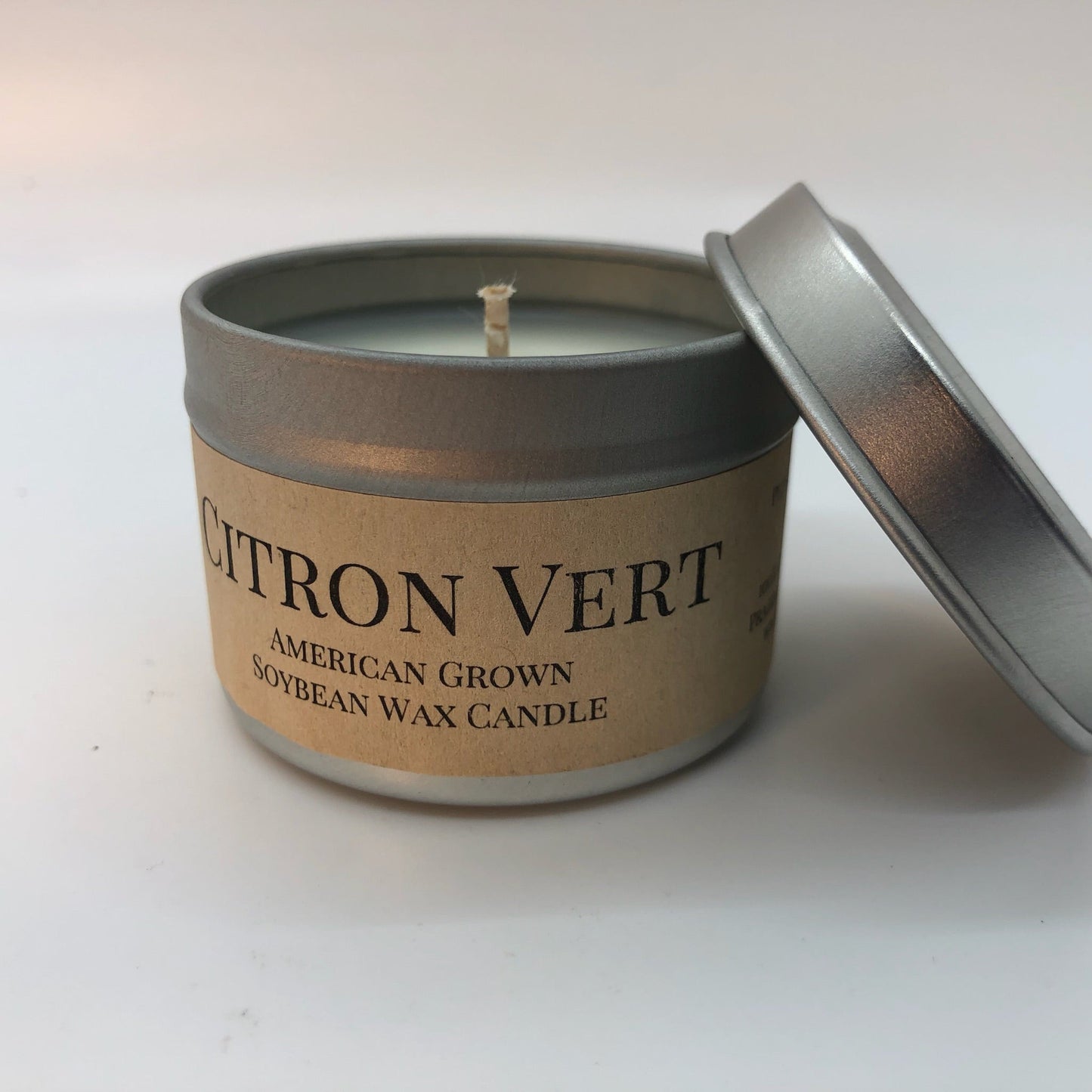 Citron Vert Soy Candle | 2 oz Travel Tin
