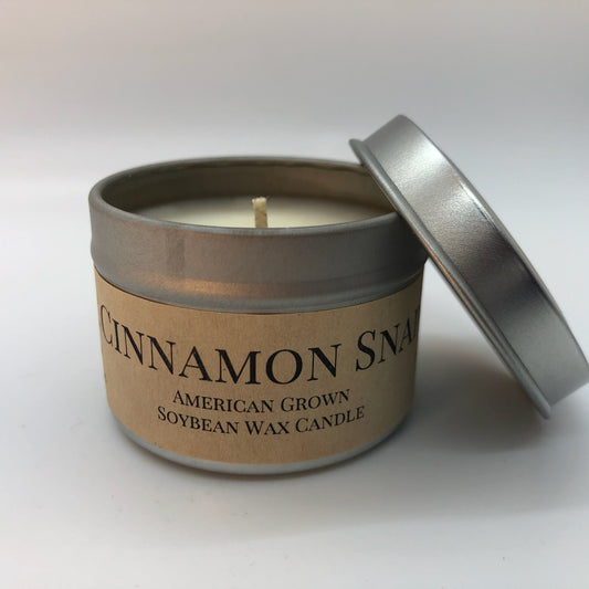Cinnamon Snap Soy Candle | 2 oz Travel Tin