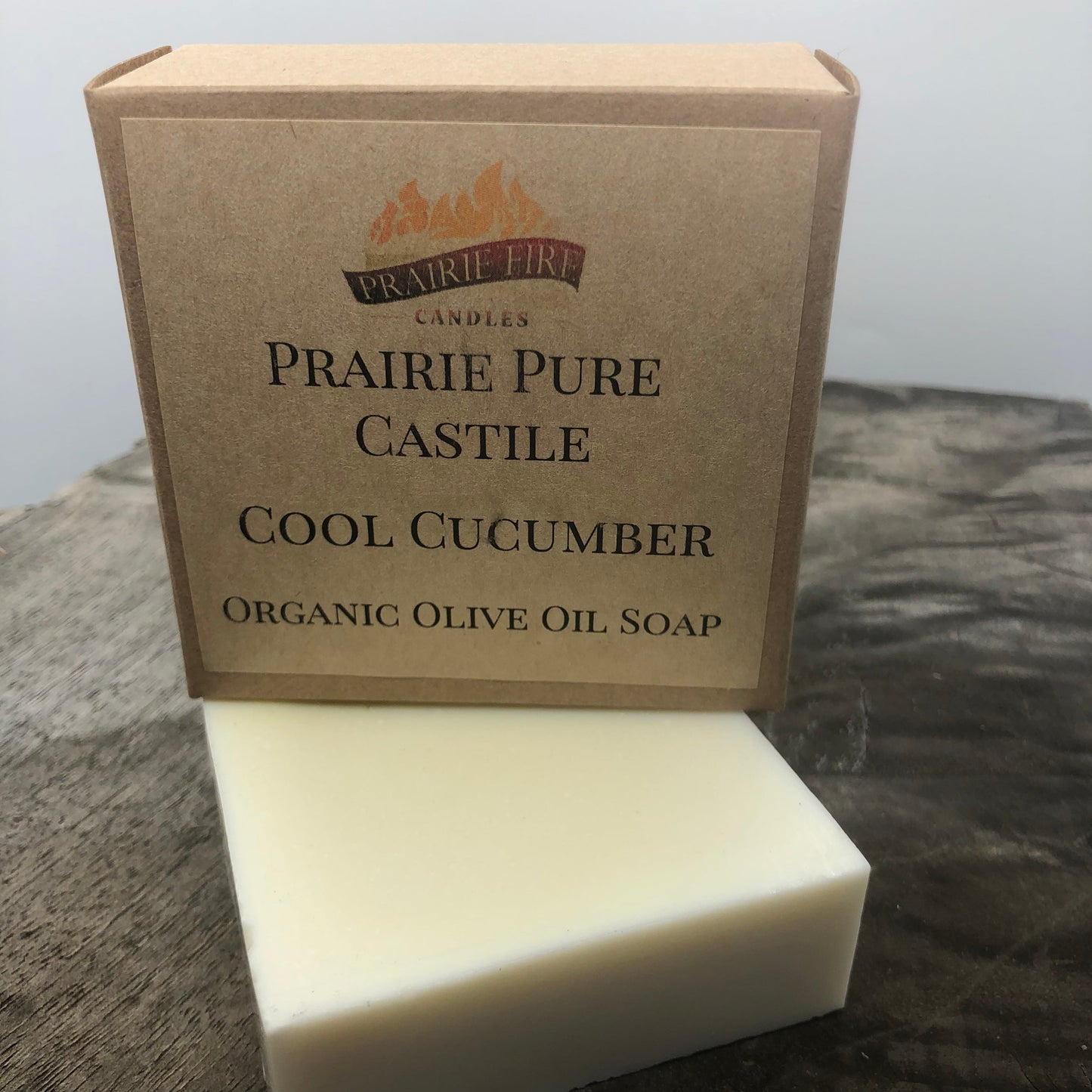 Cool Cucumber Real Castile Organic Olive Oil Soap for Sensitive Skin - Dye Free - 100% Certified Organic Extra Virgin Olive Oil